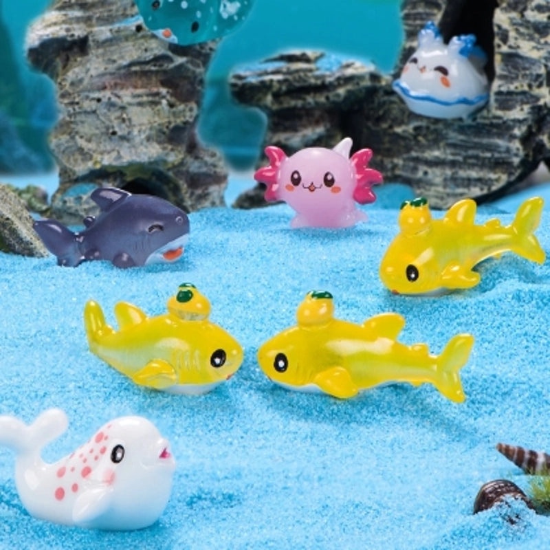 Cute Cartoon Animal Resin Figurines|Home Decor & Collectibles