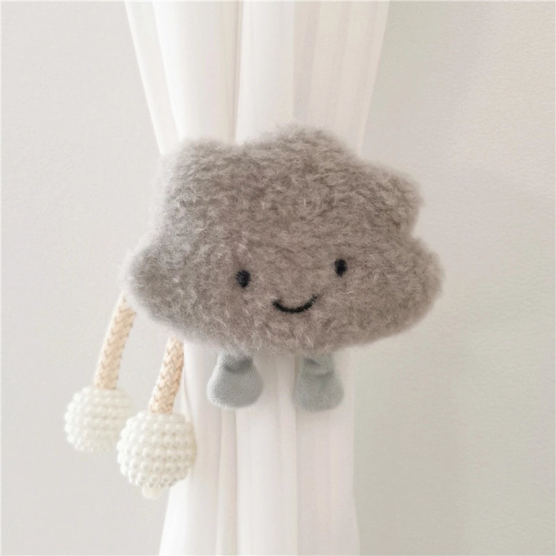 Adorable Cloud Pattern Polyester Curtain Tiebacks | Window Accessories