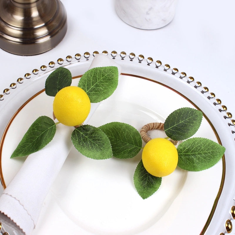 Adorable Fruit Patterned PE Napkin Ring Single Piece|Tableware & Dining Accessories