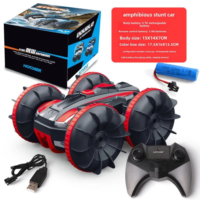 8WD 2.4G Amphibious Off-road Remote Control Stunt Car for Kids | Remote Control Toys