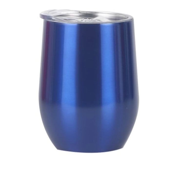 Stylish Stainless Steel Thermos Cup with Stripe and Solid Color Design | Drinkware & Thermoses