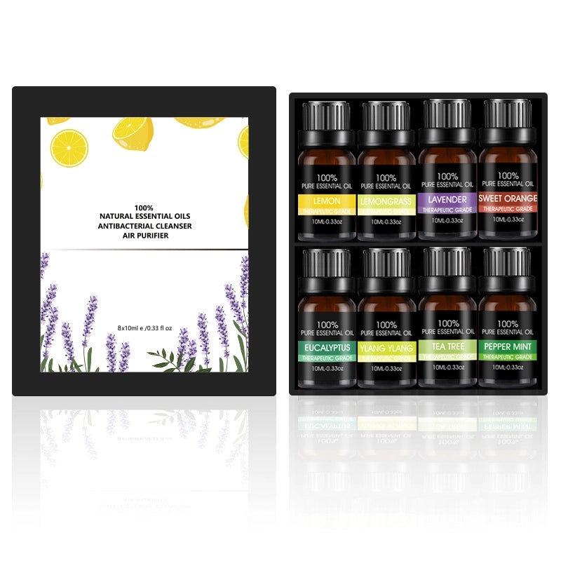 Lavender Rose Aromatherapy Essential Oil Set for Massage and Home Bedroom Use | Aromatherapy & Essential Oils