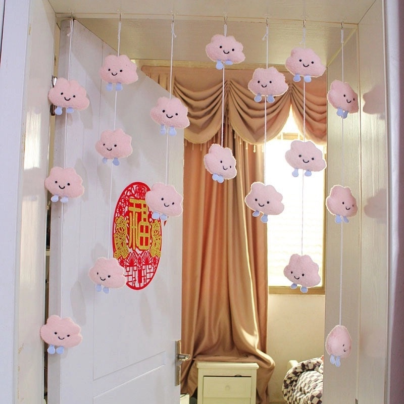 Relaxed Holiday Clouds Polyester Hanging Wall Decor | Home Decor
