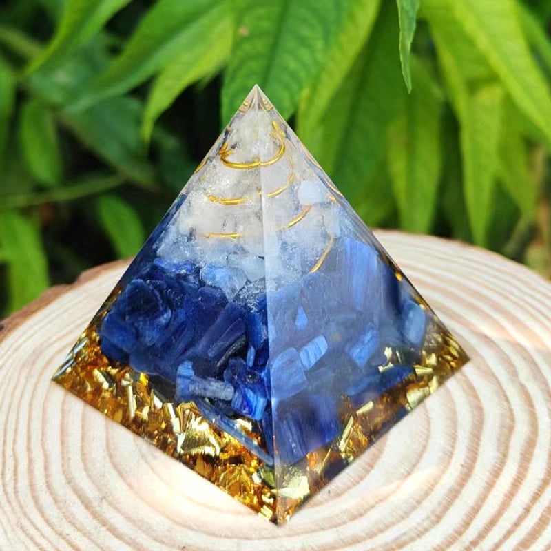 Minimalist Pyramid Resin Crystal Ornaments for Home Decor | Home Decoration
