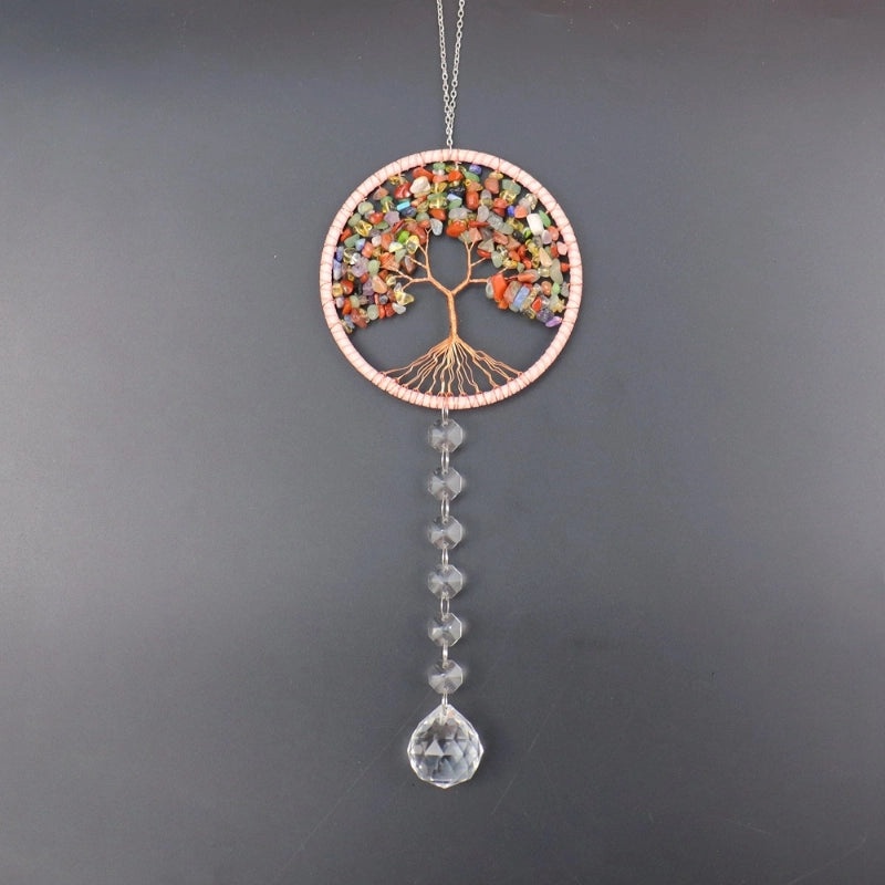 Fashion Tree Pendant with Artificial Crystal Gravel Beads | Jewelry & Accessories