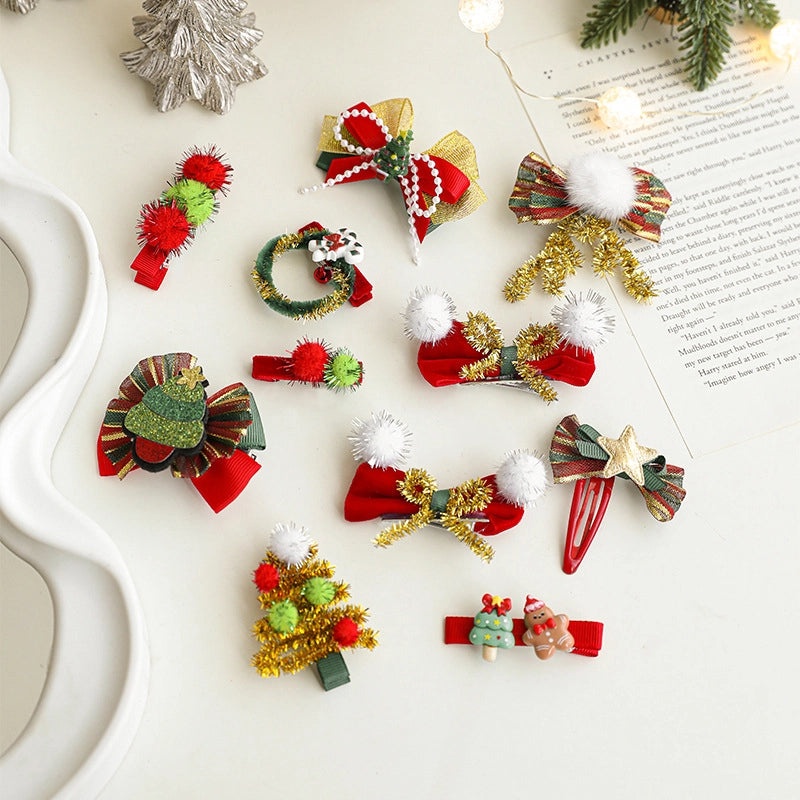 Minimalist Bow Knot Hairpin Cute Holiday Christmas Daily Party Selfie Accessory|Hair Accessories