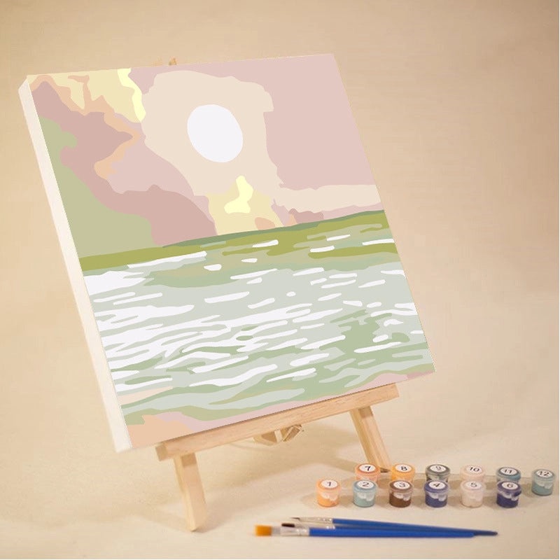 10-12 Color High Quality Pigment Set for DIY Digital Oil Painting Landscape | Painting Supplies