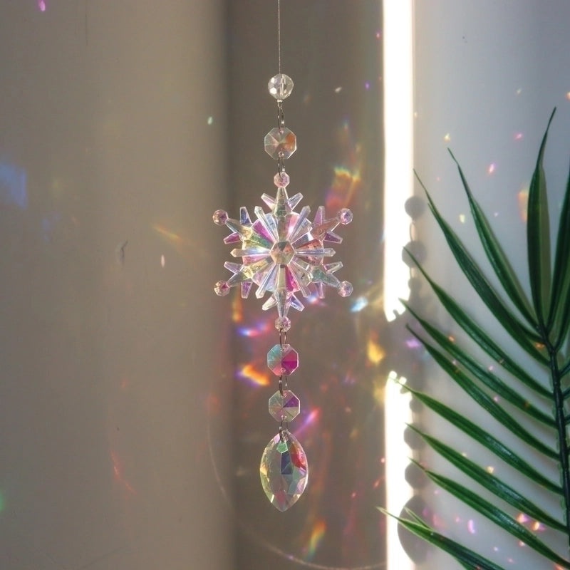 Christmas Snowflake Crystal Pendant Wall Art Decoration|Home Decor