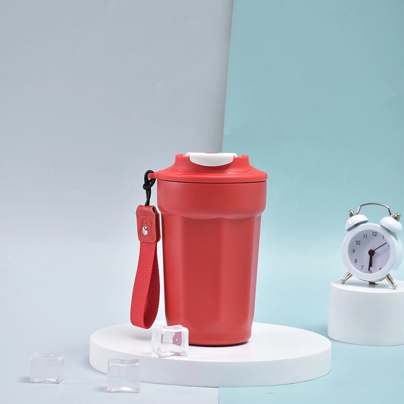 Octagon Diamond Stainless Steel Coffee Cup Double Vacuum Insulated Portable Thermos | Drinkware & Mugs