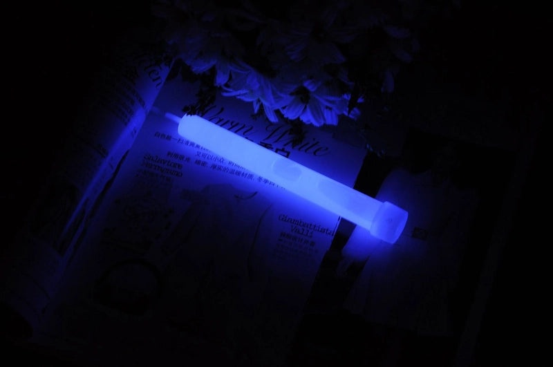 6-inch Fluorescent Glow Stick with Hook for Outdoor Camping Emergency Night Light|Outdoor Recreation & Camping Gear