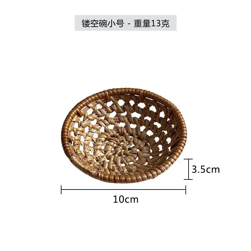 Rattan Storage Basket for Casual Vacations Solid Color | Home Storage & Organization