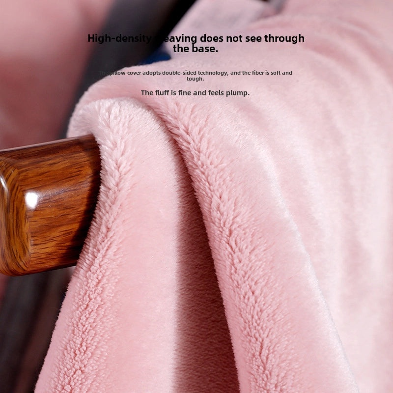 Mao Mao Rain Thickened Flannel Pillow Towel Soft Skin-friendly Dormitory Home Essential|Home Textiles & Bedding