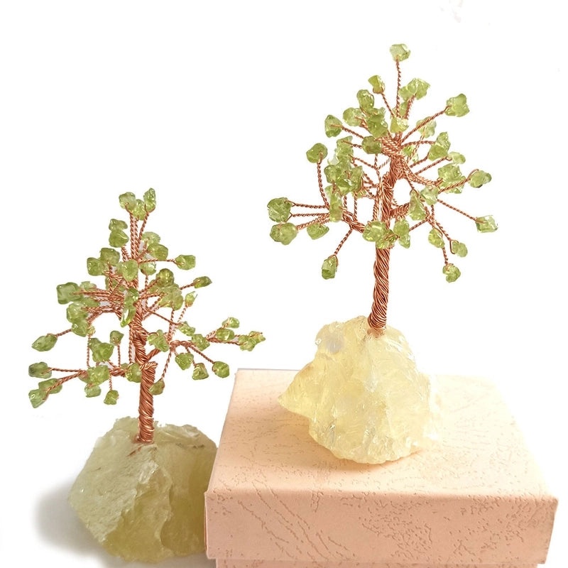 Elegant Minimalist Tree Crystal Ornament Decorative Artificial Sculpture|Home Decor & Ornaments