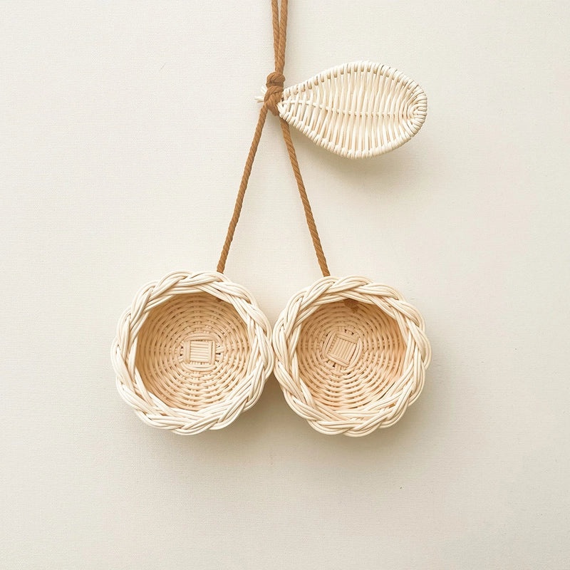 Cherry Blossom Rattan Wall Hanging | Home Decor Wall Art