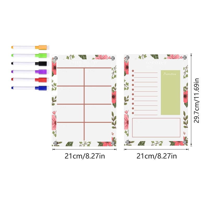 Minimalist Transparent Colored Resin Refrigerator Magnet | Home Decor