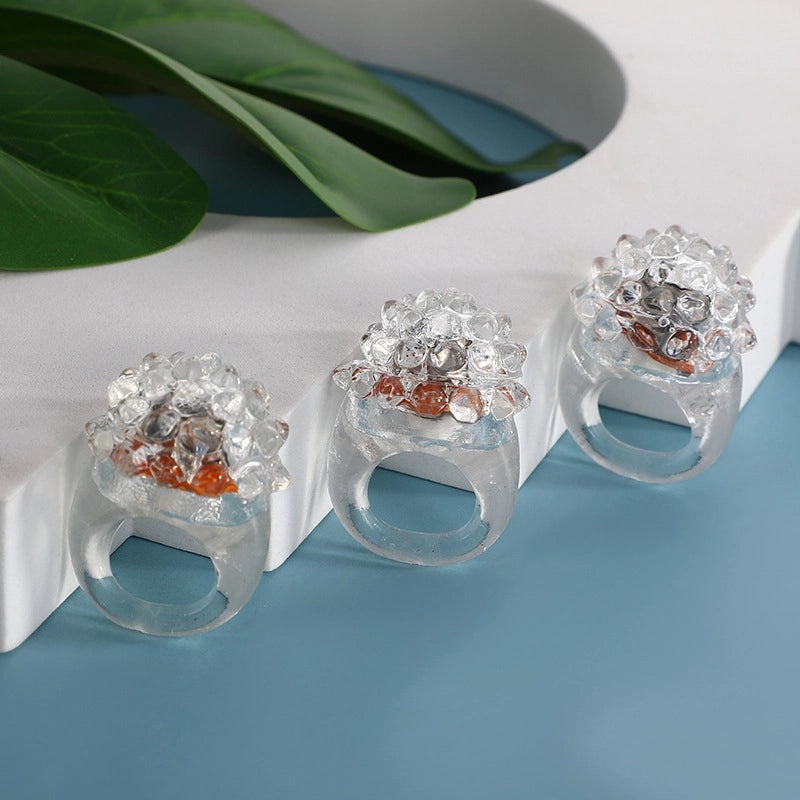 20 Pieces Small Strawberry LED Flash Rings Soft TPR Glow Finger Toys for Kids Party|Toys & Party Supplies