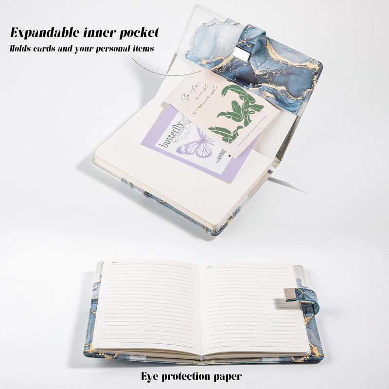 Solid Color Retro Imitation Leather Notebook for School and Casual Use | Stationery & Notebooks