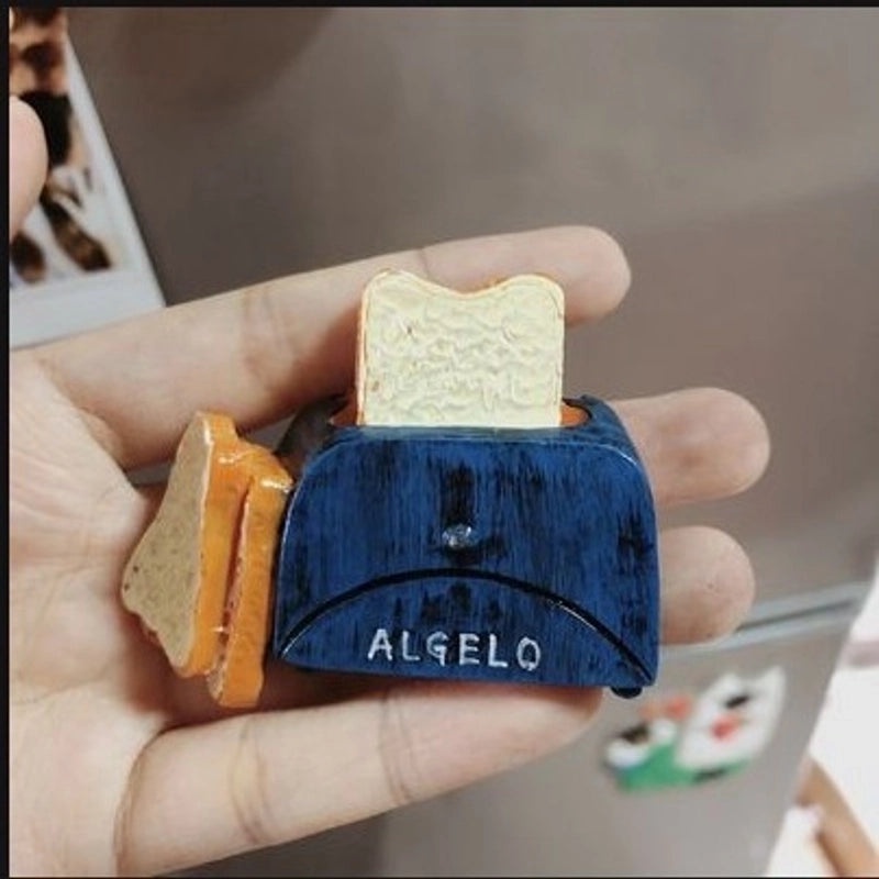 3D Resin Food Magnets Cute Simulation Stereoscopic Stickers for Fridge Decoration|Home & Kitchen Decor Magnet Accessories