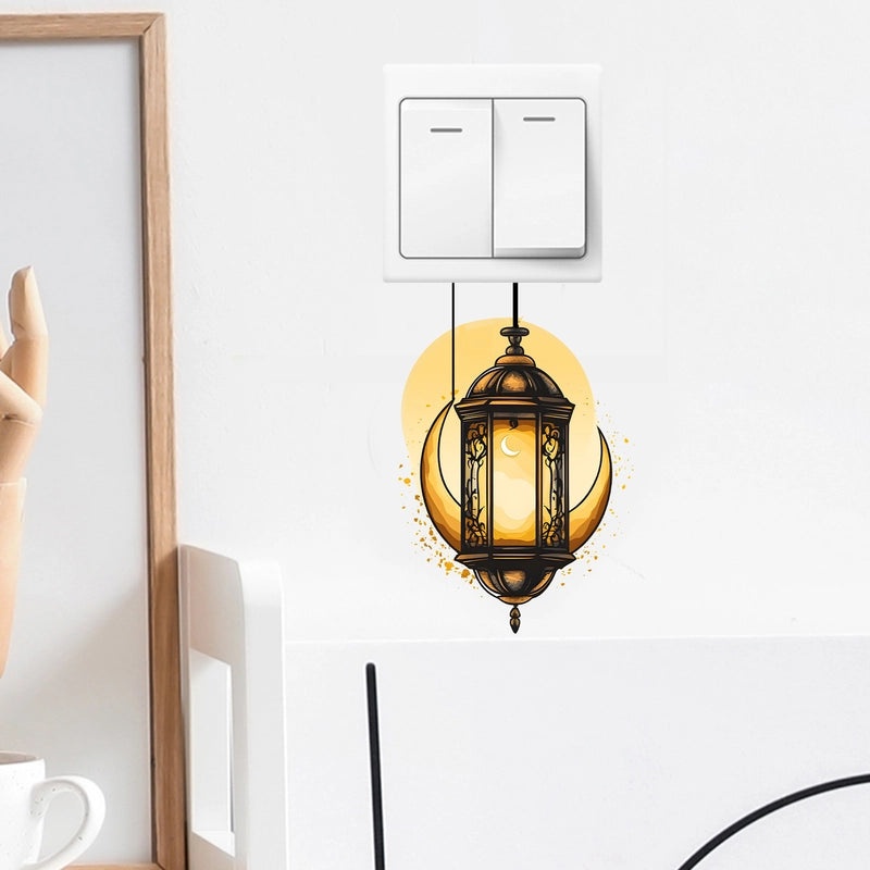 Elegant Classical Moon PVC Wall Sticker for Windows | Home Decor & Wall Accessories