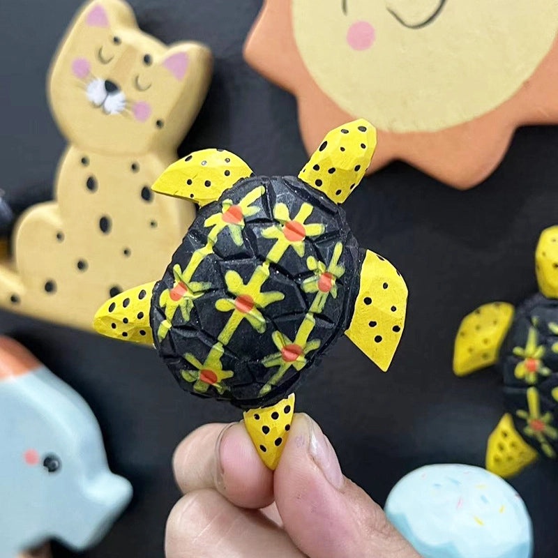 3D Wooden Decorative Holder with Snap Fridge Magnet|Home Decor Accessories