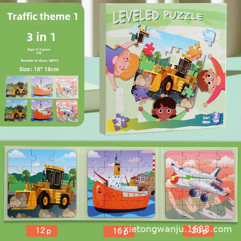 Magnetic Animal Traffic Puzzle for Toddlers and Kids Ages 1-6 | Educational Toys & Puzzles