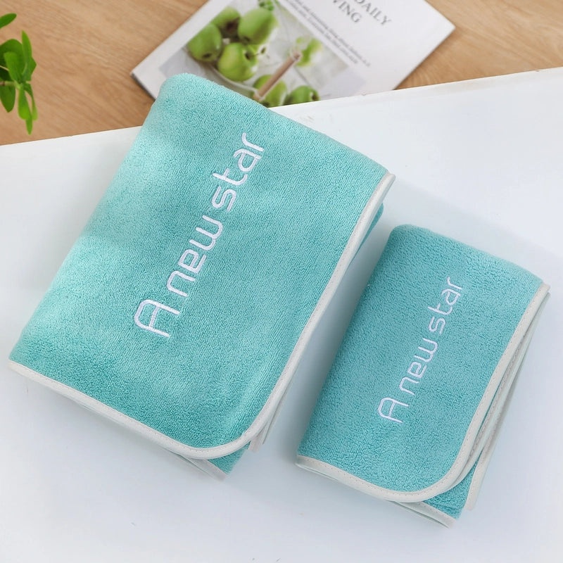 Casual Color Block Daisy Coral Fleece Bath Towels Soft Absorbent Bathroom Towels|Home & Kitchen > Bath > Towels