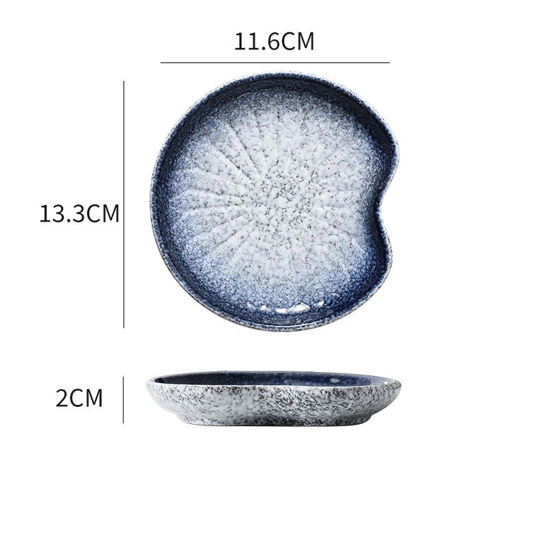 Japanese-style Ceramic Dinner and Snack Plate Creative Bone China Tableware for Afternoon Tea|Dinnerware & Serveware