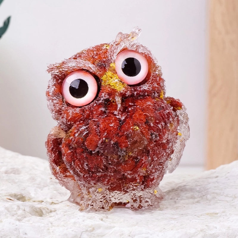 Minimalist Owl Crystal Figurine Decorative Ornament|Home Decor