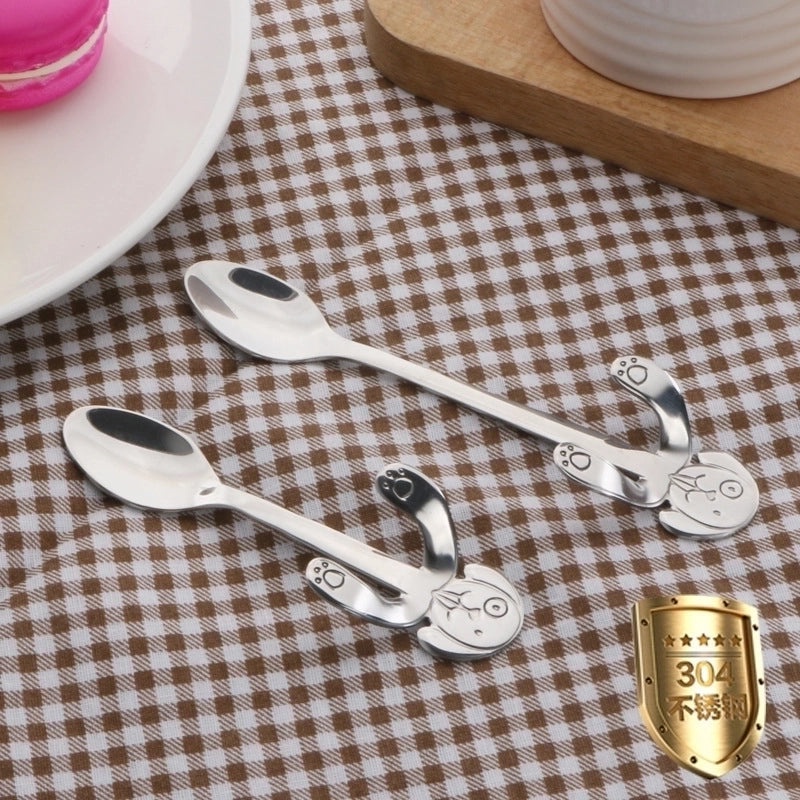 Solid Color Stainless Steel Spoon, Single Piece for Daily Use|Kitchenware & Dining Accessories
