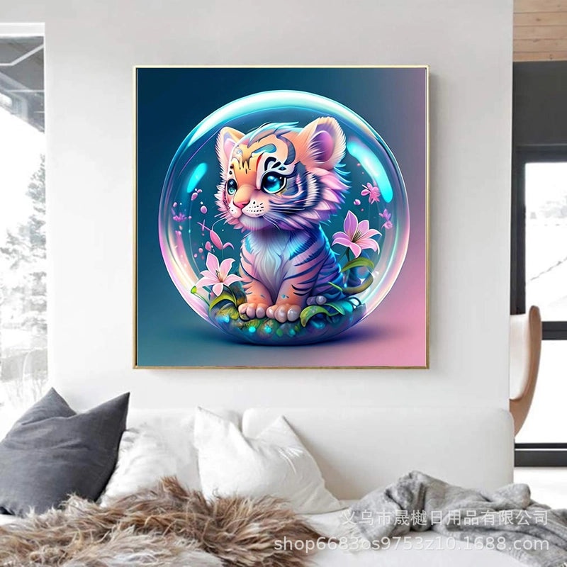 Zodiac Diamond Painting Kit for Kids DIY Round Art Home Decor Living Room Bedroom|DIY Craft Kits