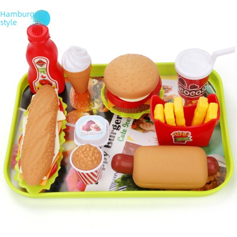 50 Pieces Pretend Play Food Set for Kids | Children's Toy Food & Kitchen Play Sets