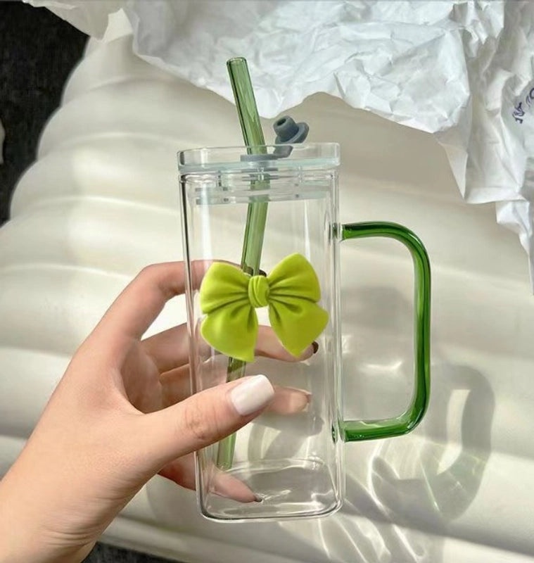 Stylish Solid Color Glass Water Bottle for Everyday Use 1 Piece|Home & Kitchen > Drinkware > Water Bottles