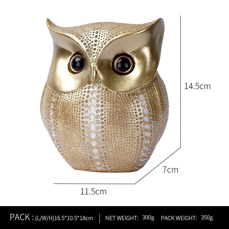 Charming Resin Owl Figurine for Home Decor | Home Decoration
