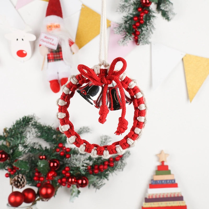 Nordic Hand-Woven Wind Chime Pendant for Door or Car Holiday Christmas Ornament Gift|Home Decor & Accessories