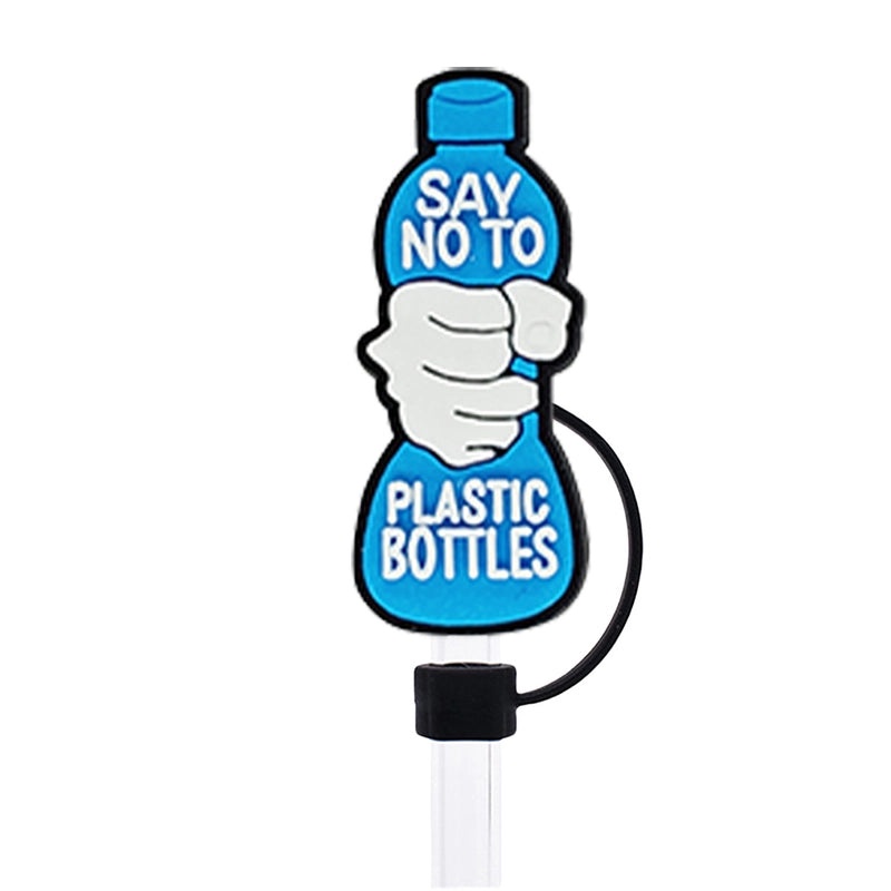 Adorable Alphabet Silicone Straw Caps 10 Pieces/Set|Drinkware Accessories