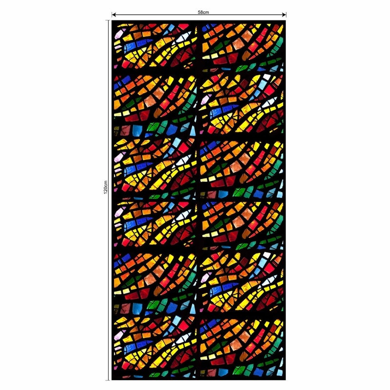 European Frosted Glass Window Film 58x120cm Electrostatic Privacy Sticker for Bathroom Toilet Renovation|Home Decor Accessories