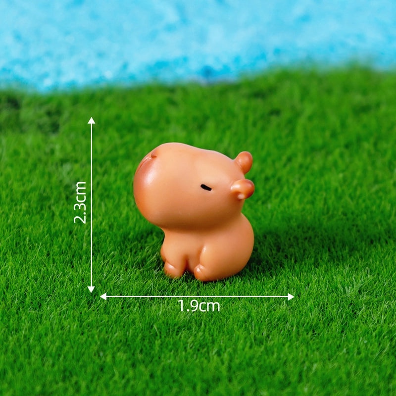 Cute Animal Resin Ornaments Cartoon Style Decorative Figurines for Home Decor|Home Decor & Ornaments
