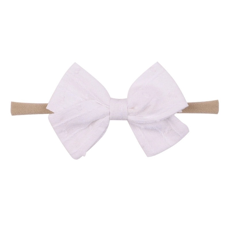 Kids Soft Nylon Bow Headband Candy Colors|Children's Hair Accessories