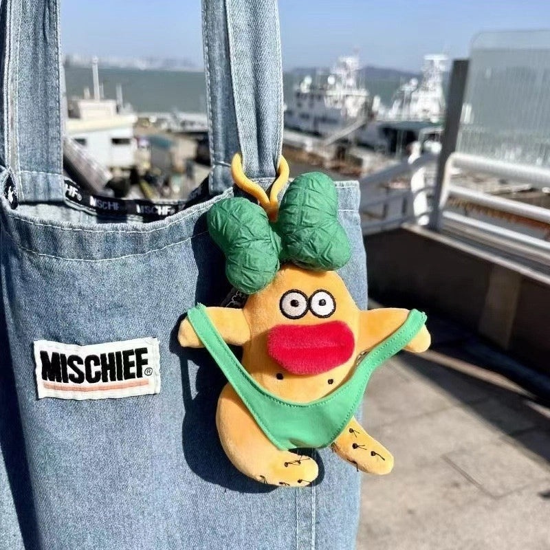 Escape Mad Stinky Things Plush Doll Keychain | Creative Mental Stability Pendant | Accessories & Keychains