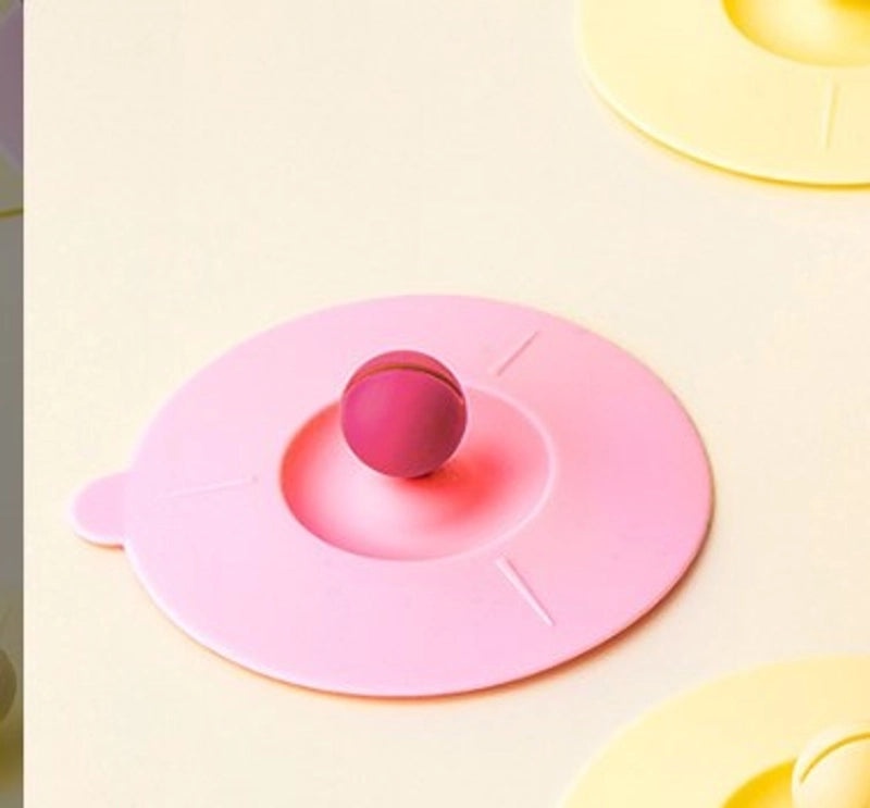 Silicone Cup Lid in Solid Color for Everyday Use|Drinkware Accessories