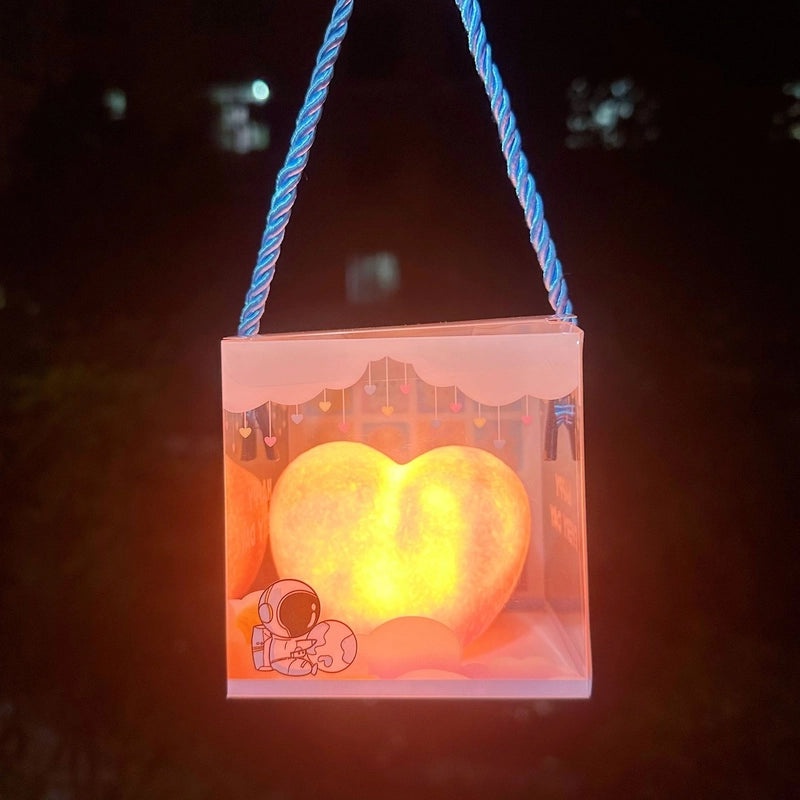 Romantic Heart-Shaped Nightlight for Girls | Valentine's Day Wedding Home Decor Gift | Creative Love Atmosphere Lamp | Holiday Present Light | Li