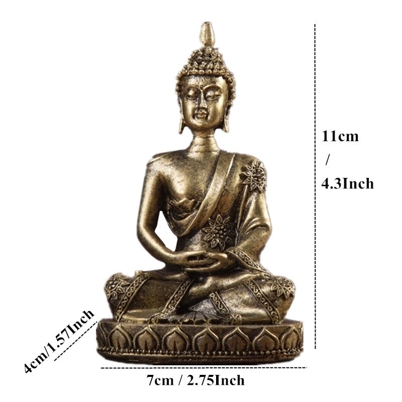 Vintage Buddha Resin Figurines for Home Decor | Home Decor & Ornaments