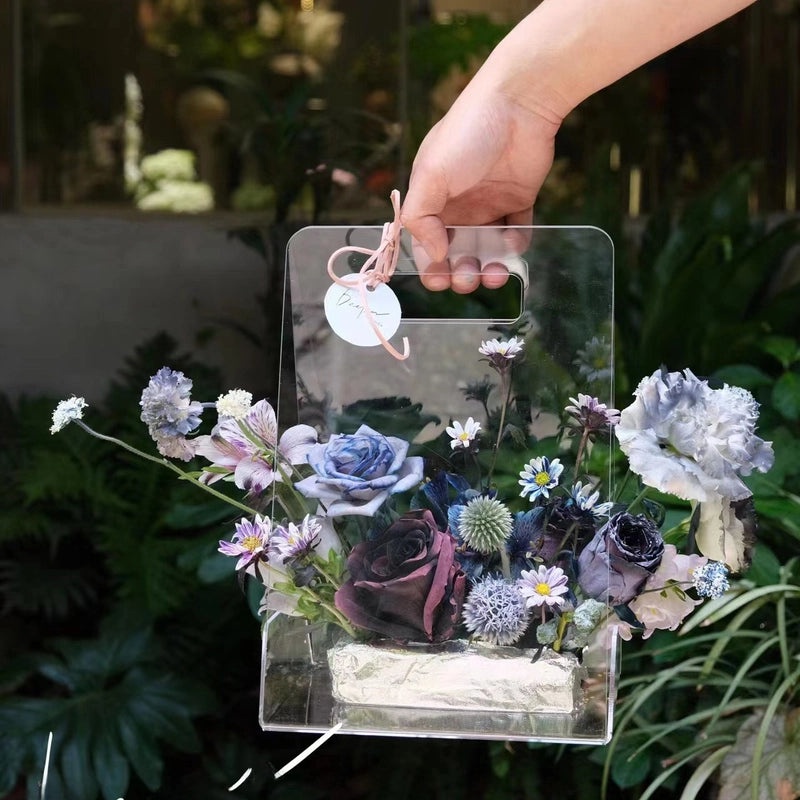 Transparent Acrylic Gift Box for Eternal Flowers 520 Packaging | Gift Boxes & Packaging