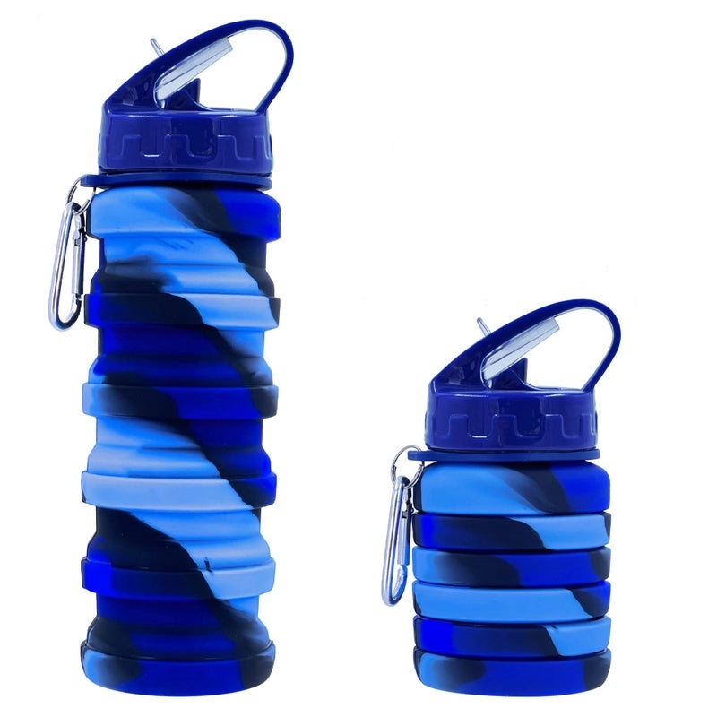 Tie Dye Silica Gel Water Bottle Casual Style | Drinkware & Water Bottles