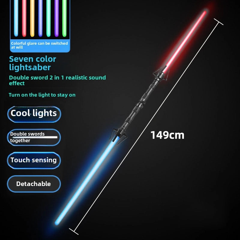 儿童激光剑二合一发光音乐玩具七彩光剑|儿童玩具