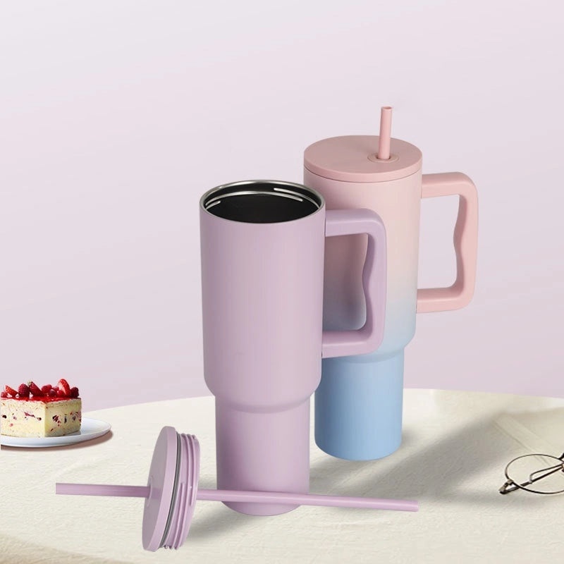 Stainless Steel 304 Thermos Cup Multicolor Casual Solid Color 201 Steel 500ml | Drinkware & Travel Mugs