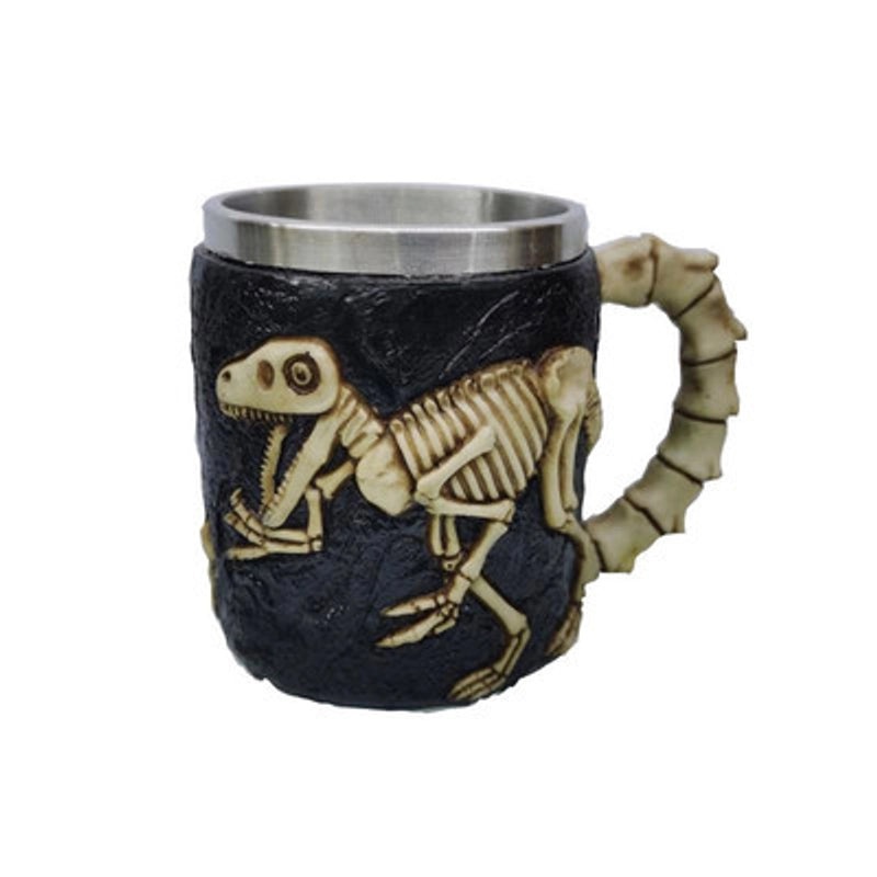 Halloween Retro Skull Stainless Steel Resin Water Bottle | Drinkware & Bottles