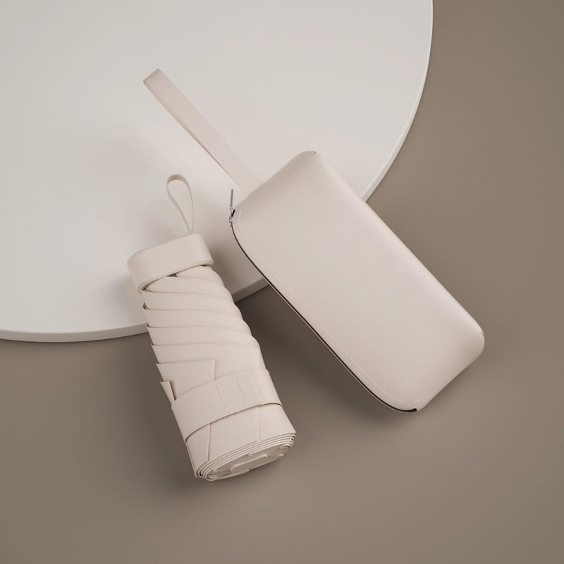 Ultra Light 60% UV Protection Folding Sun Umbrella for Women | Portable Pocket Sunshade with Custom Logo | Promotional Item | Fashion Accessories