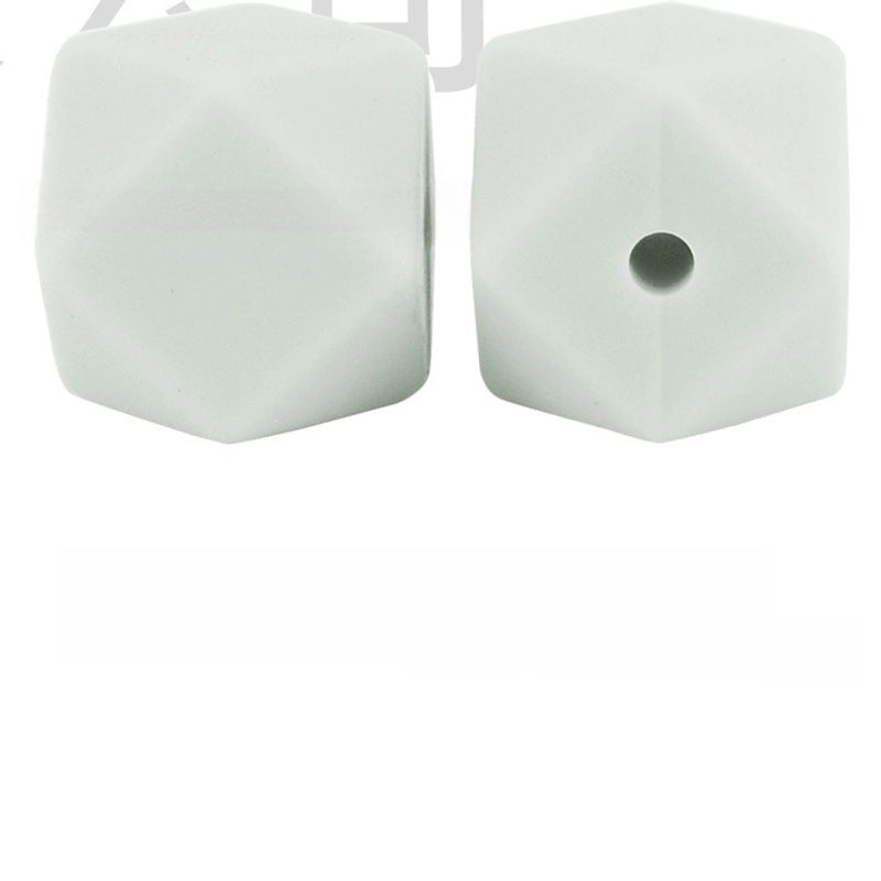 17mm Silicone Octagonal Beads for Pacifier Chains DIY Accessories | Baby & Mom Essentials