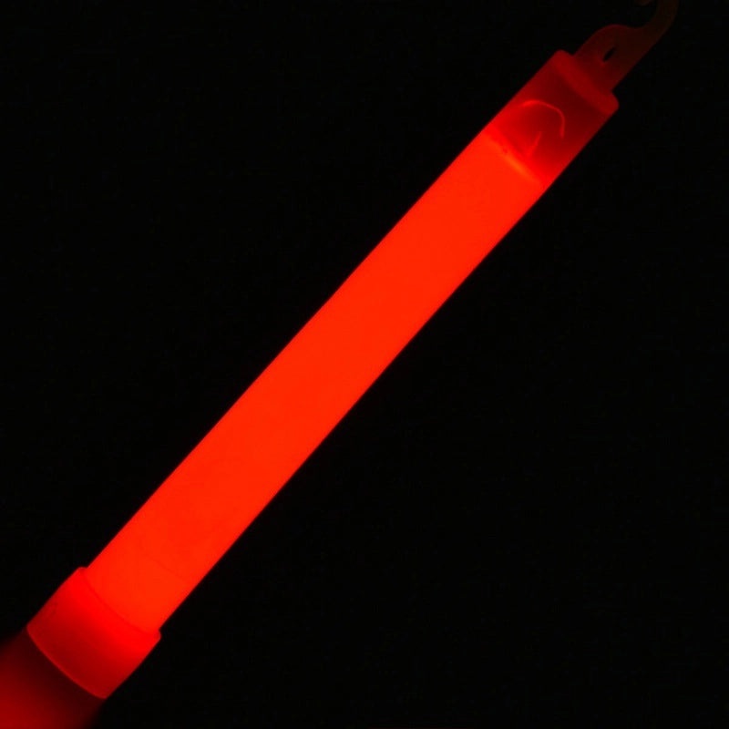 6 Inch Glow Stick with Hook for Outdoor Camping Halloween Christmas | Outdoor Recreation Accessories